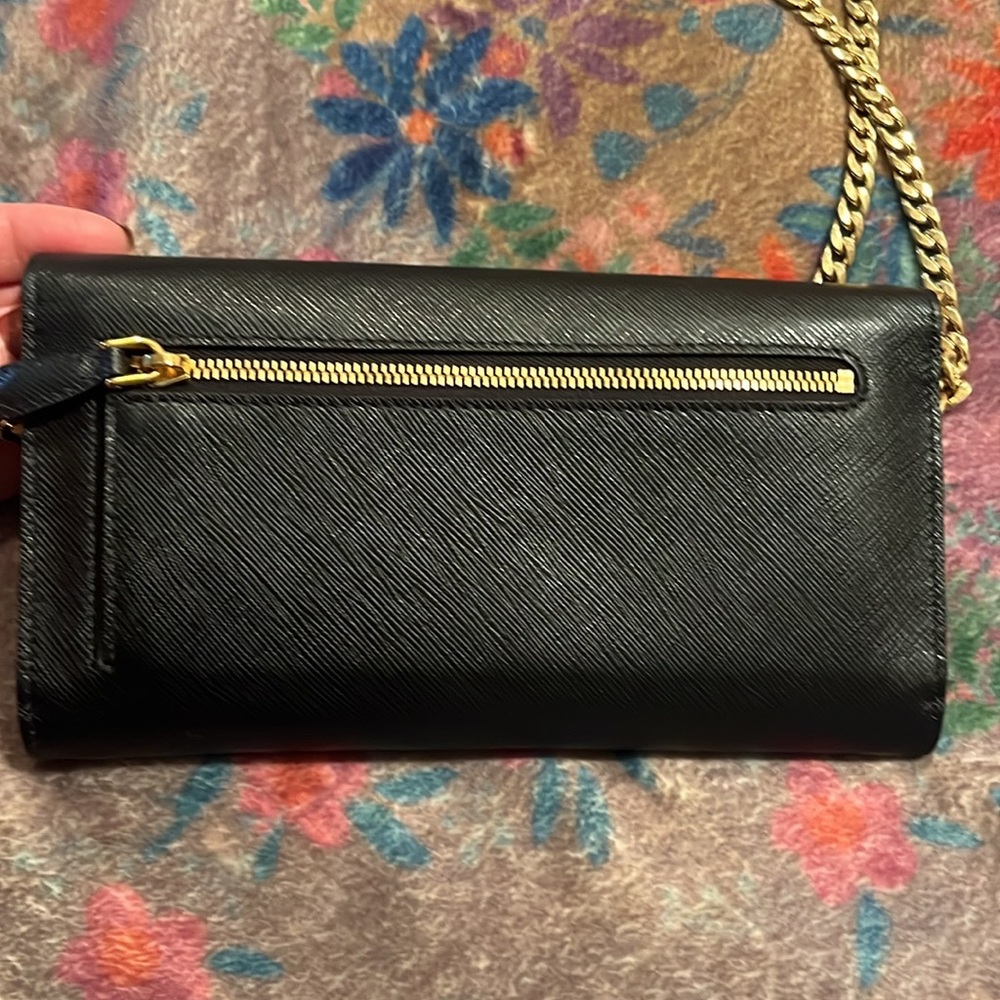Prada Black Crossbody Bag with Gold Chain - Picture 2 of 5